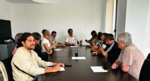 Juan Giner ha trasladado a los propietarios de Bloques Portuarios el proyecto de la UTE para los dos edificios de Astilleros